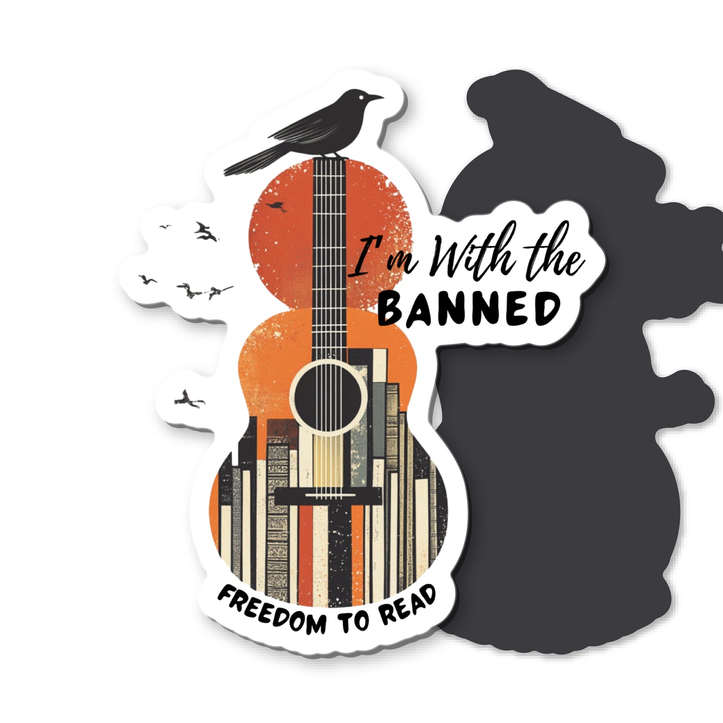 WMS I'm With The Banned Magnet (Custom)-ENJEN DESIGN