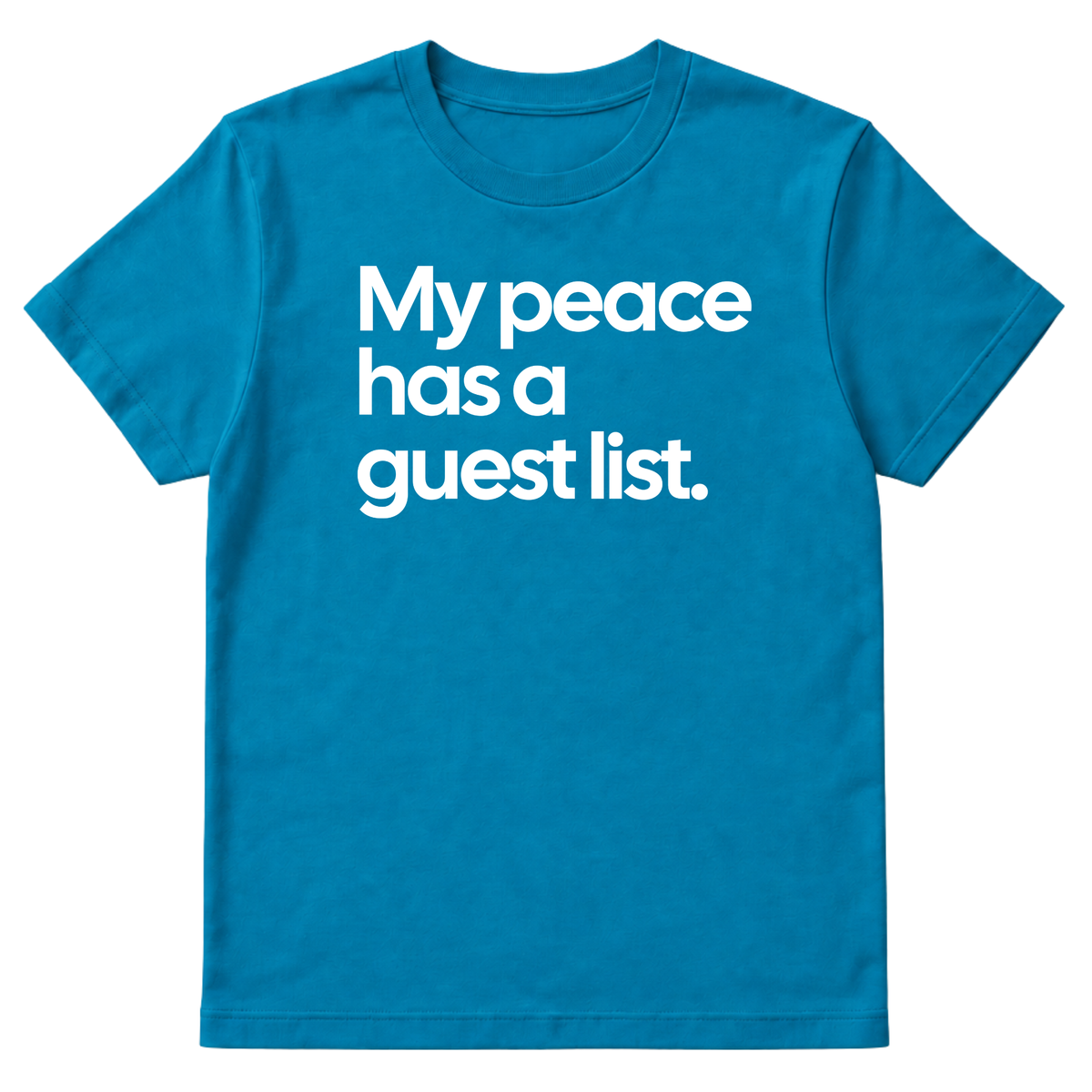 My Peace has a Guest List Unisex Tee-ENJEN DESIGN