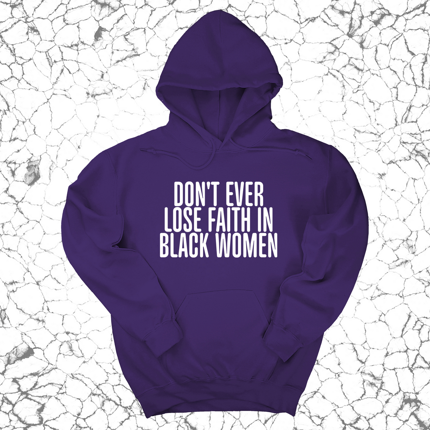 Don't Ever Lose Faith in Black Women Unisex Hoodie-ENJEN DESIGN