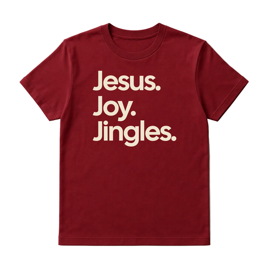 Jesus. Joy. Jingles Unisex Tee-ENJEN DESIGN
