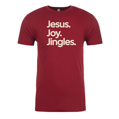 Jesus. Joy. Jingles Unisex Tee-ENJEN DESIGN