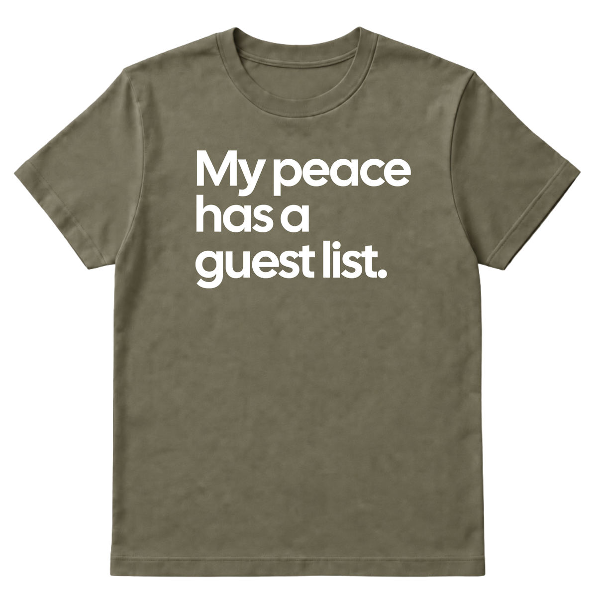 My Peace has a Guest List Unisex Tee-ENJEN DESIGN