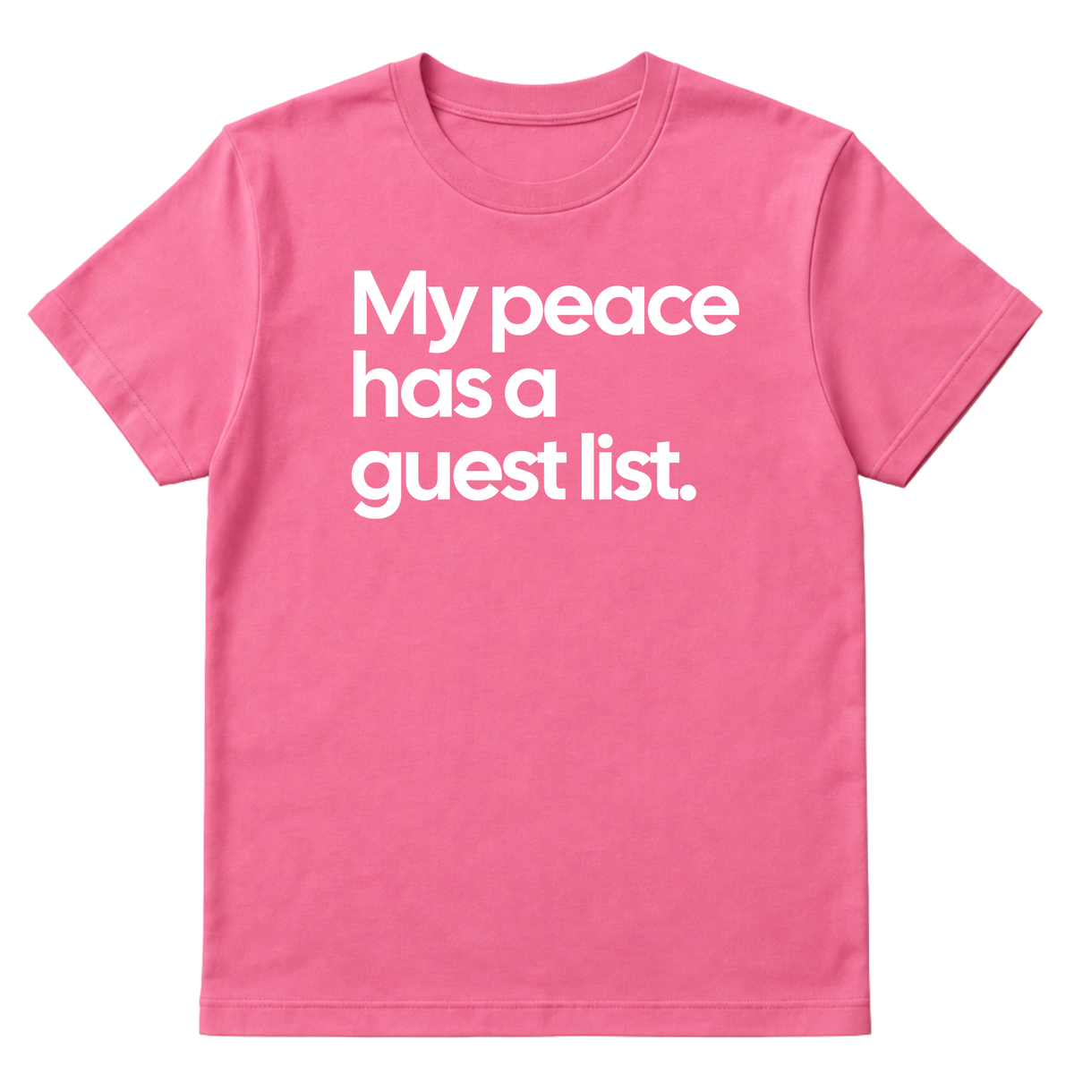 My Peace has a Guest List Unisex Tee-ENJEN DESIGN