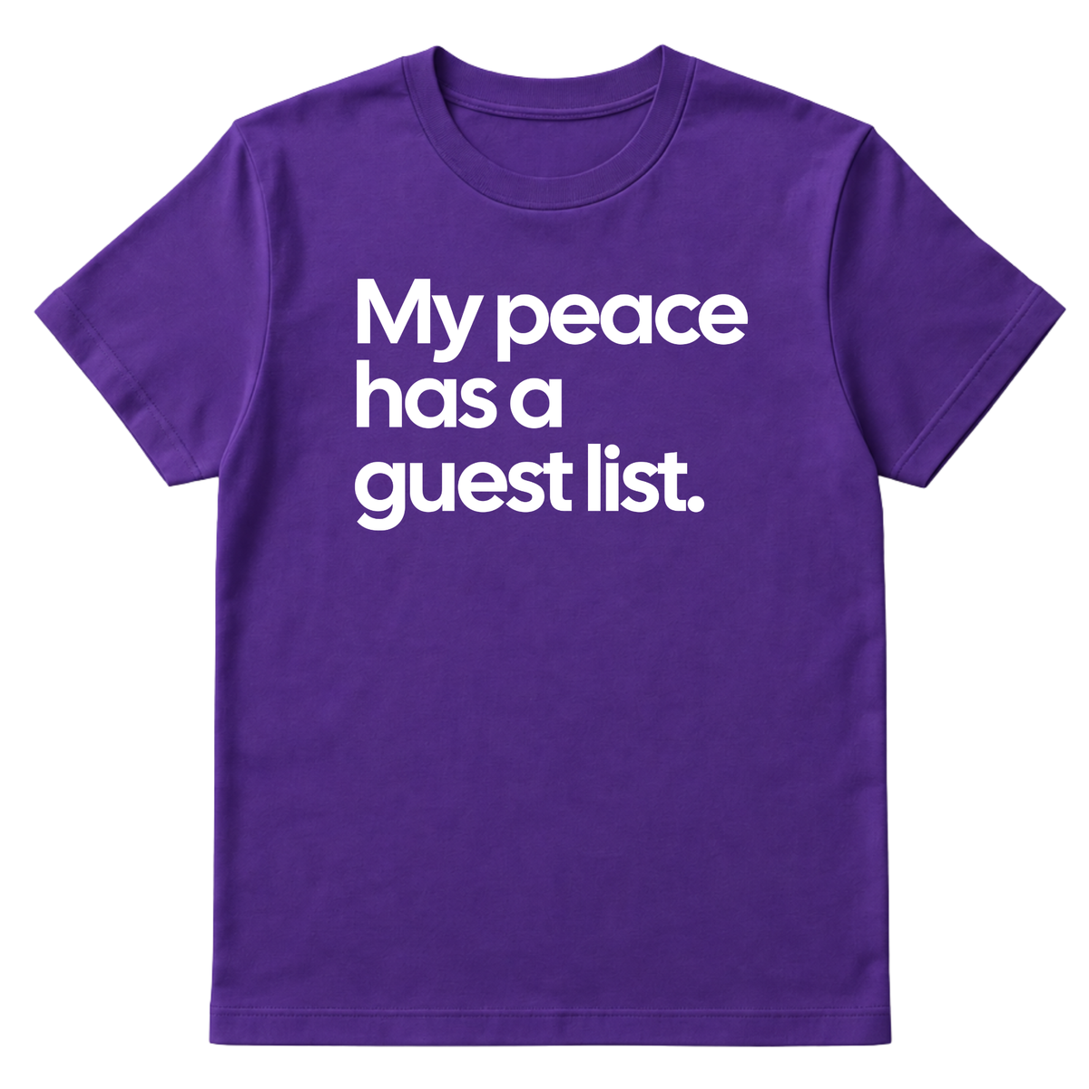 My Peace has a Guest List Unisex Tee-ENJEN DESIGN