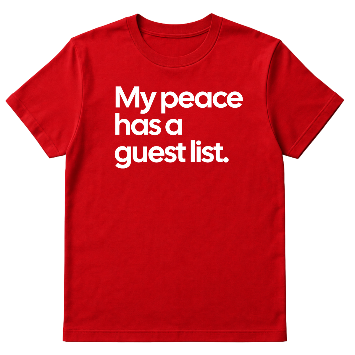 My Peace has a Guest List Unisex Tee-ENJEN DESIGN