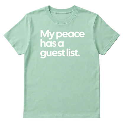 My Peace has a Guest List Unisex Tee-ENJEN DESIGN