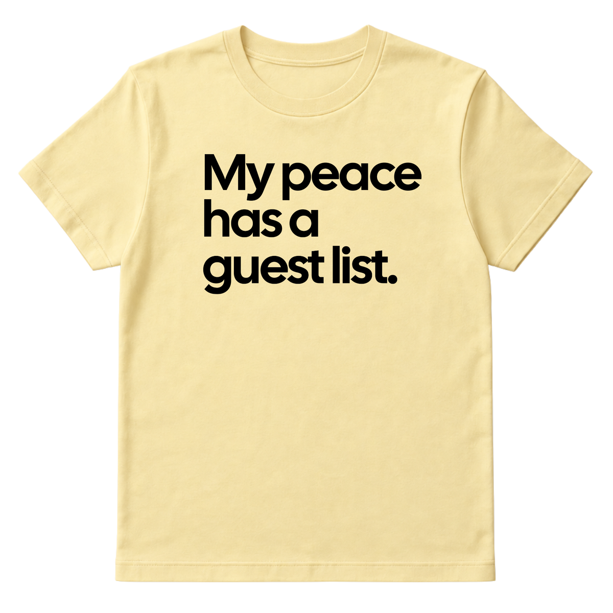 My Peace has a Guest List Unisex Tee-ENJEN DESIGN