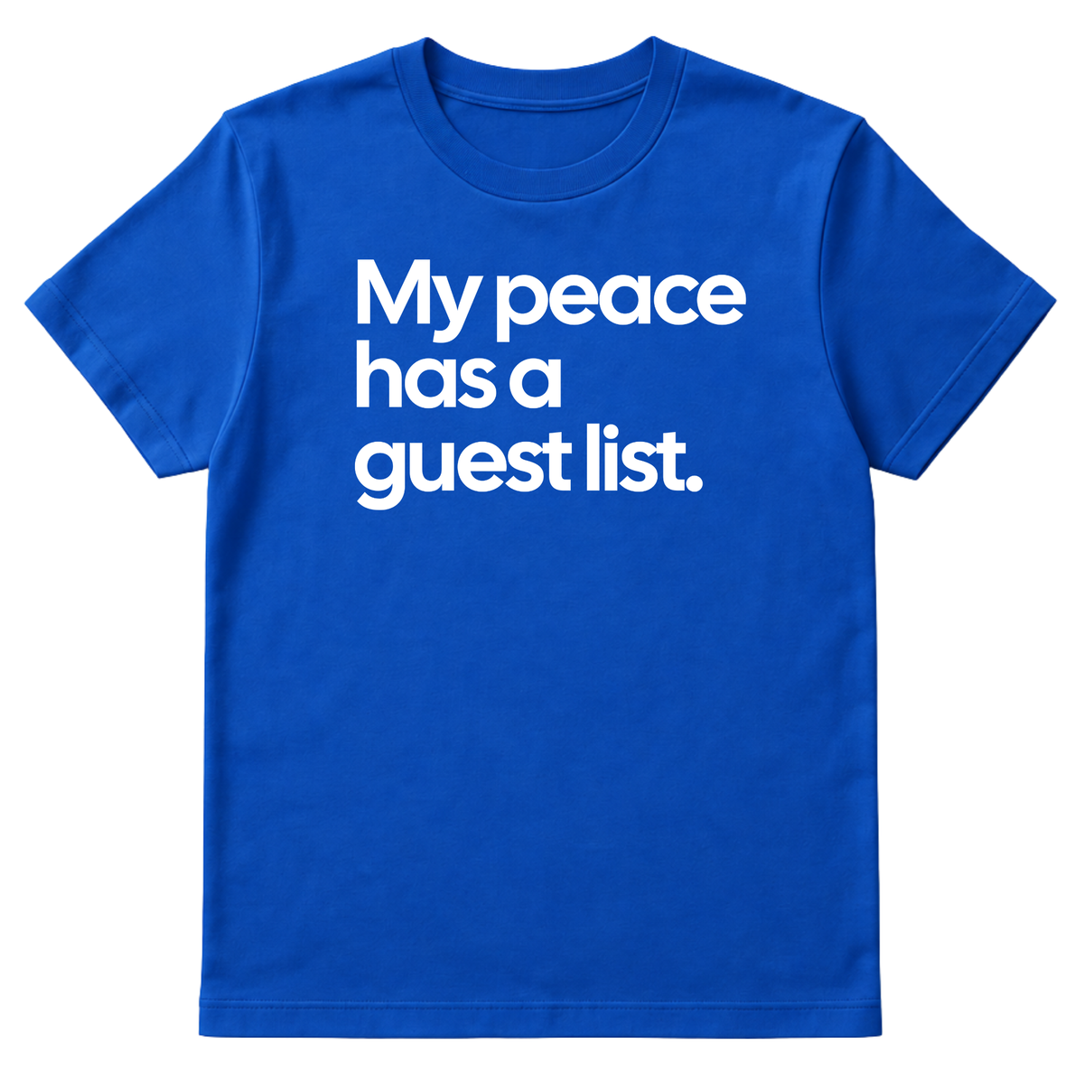 My Peace has a Guest List Unisex Tee-ENJEN DESIGN