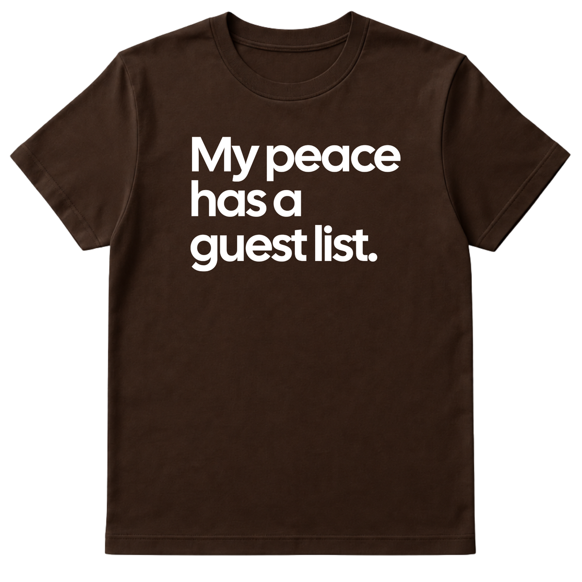 My Peace has a Guest List Unisex Tee-ENJEN DESIGN