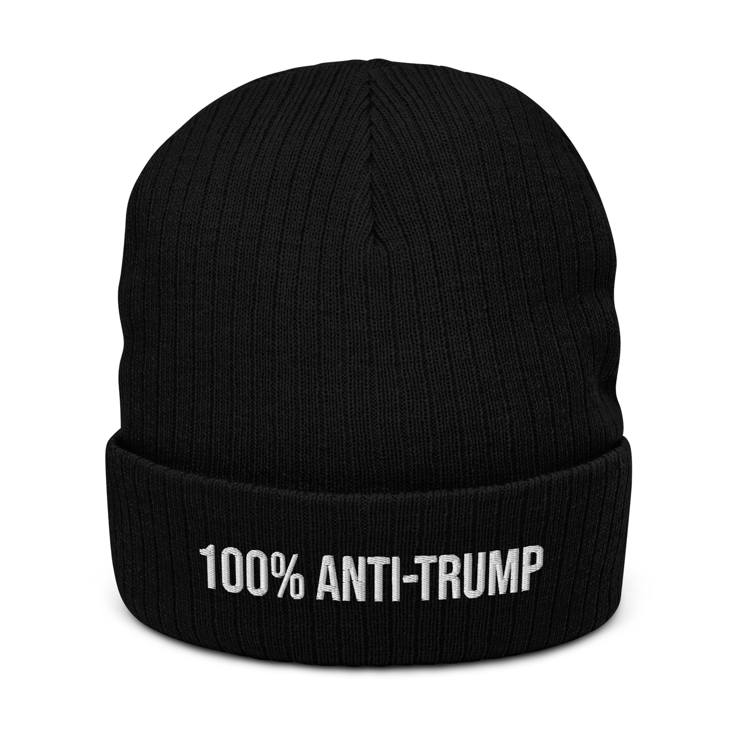 Ribbed knit beanie-ENJEN DESIGN