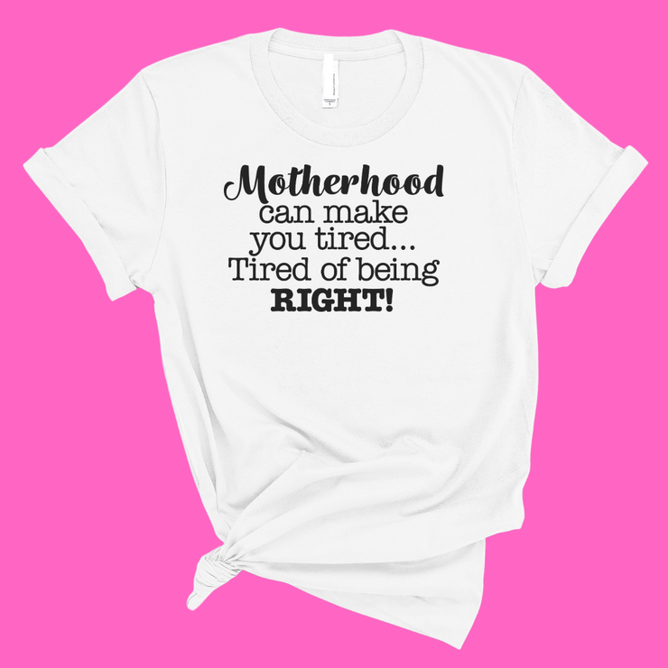 Motherhood can make you tired. (UNISEX FIT T-SHIRT)-ENJEN DESIGN