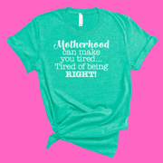 Motherhood can make you tired. (UNISEX FIT T-SHIRT)-ENJEN DESIGN