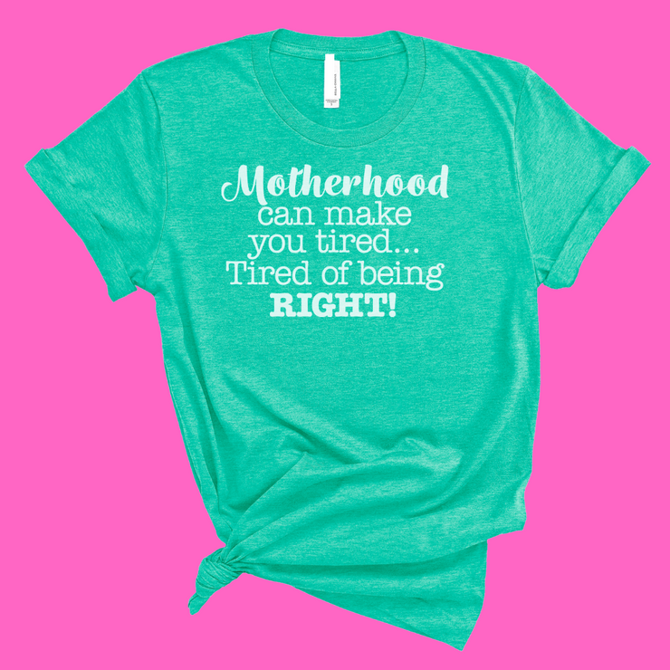 Motherhood can make you tired. (UNISEX FIT T-SHIRT)-ENJEN DESIGN