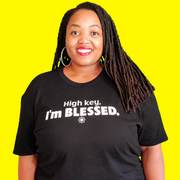 High key, I'm blessed. (UNISEX FIT T-SHIRT)-ENJEN DESIGN